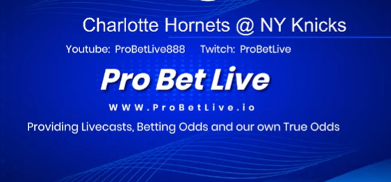 Charlotte Hornets @ NY Knicks Livecast 29/01/24